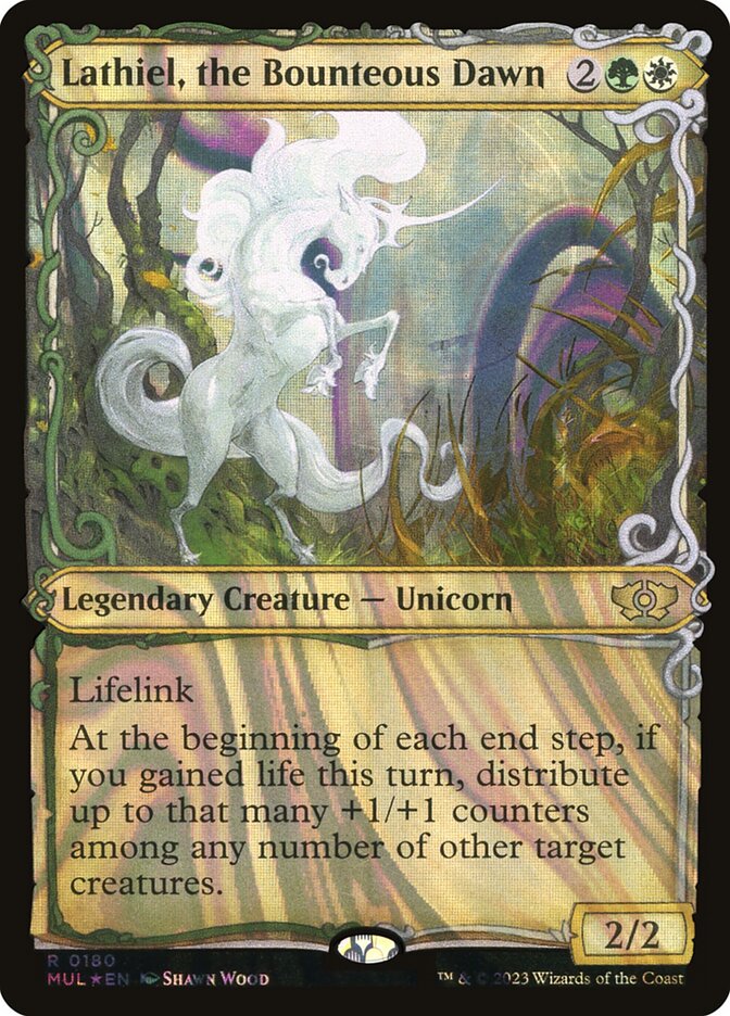 Magic the Gathering Card - Lathiel, the Bounteous Dawn - MTG Circle