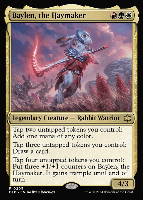 Magic the Gathering Card - Baylen, the Haymaker - MTG Circle