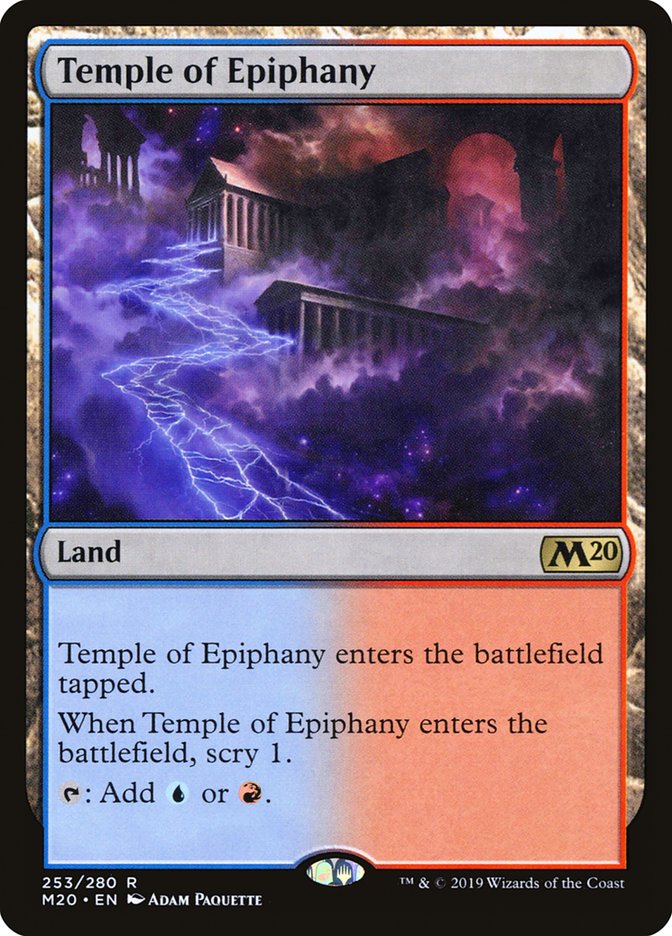 Magic the Gathering Card - Temple of Epiphany - MTG Circle