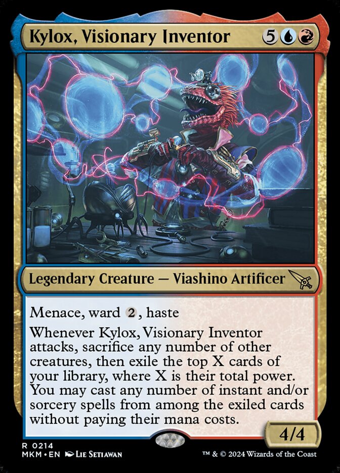 Magic the Gathering Card - Kylox, Visionary Inventor - MTG Circle