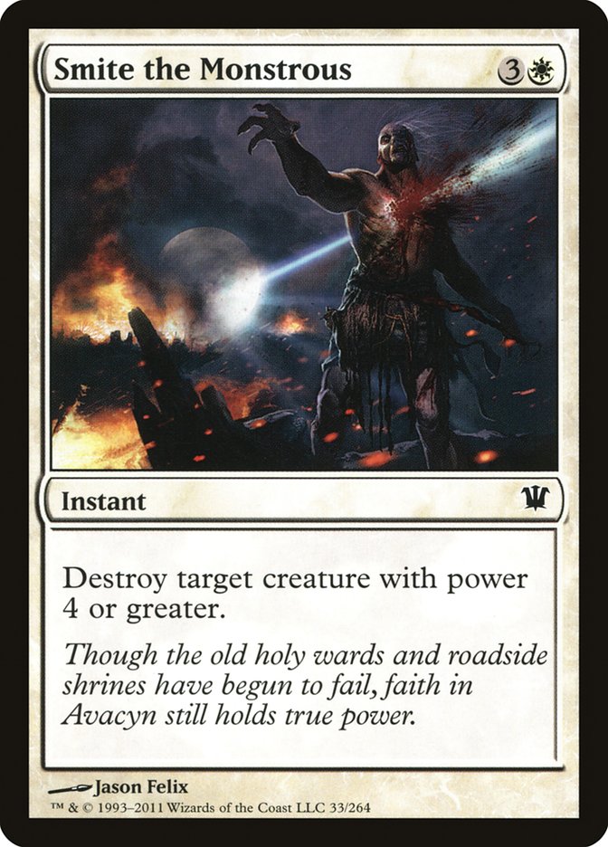 Magic the Gathering Card - Smite the Monstrous - MTG Circle