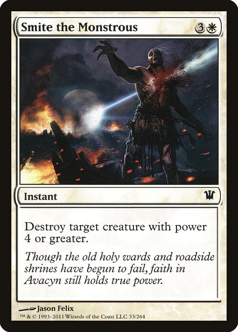 Magic the Gathering Card - Smite the Monstrous - MTG Circle