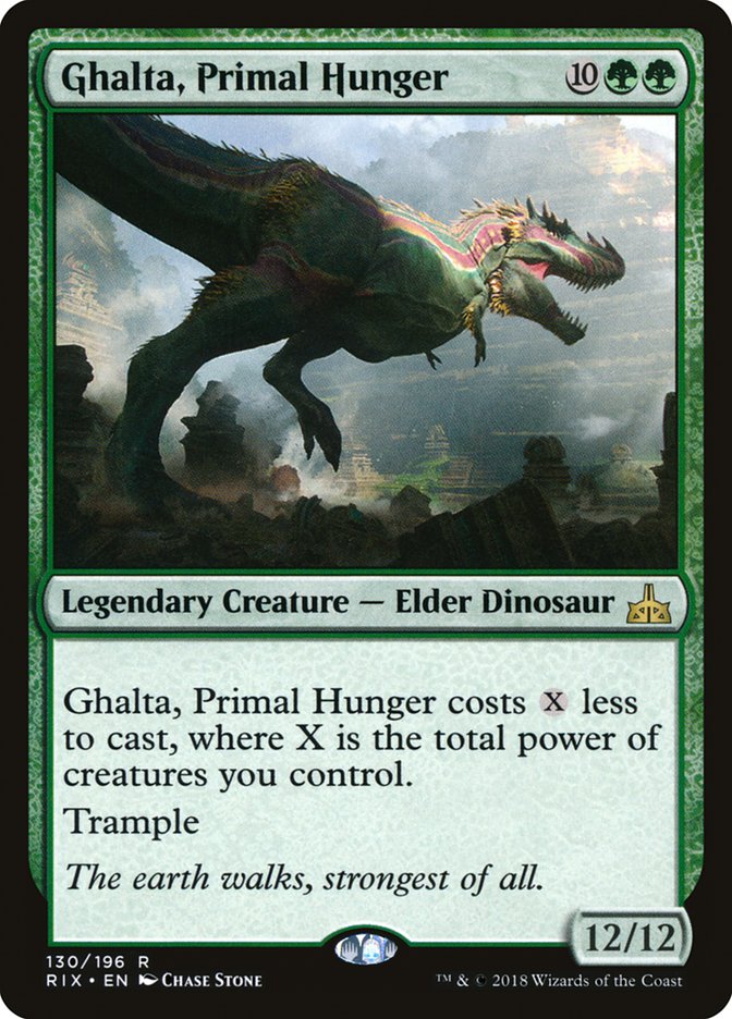 Magic the Gathering Card - Ghalta, Primal Hunger - MTG Circle