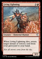 Magic the Gathering Card - Living Lightning - MTG Circle