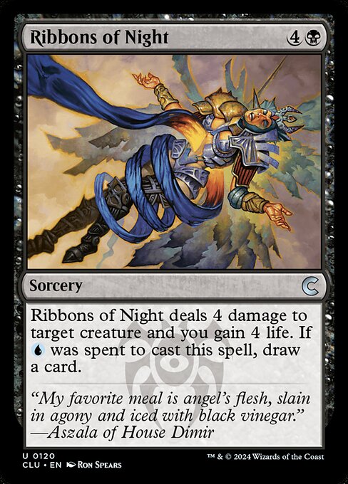 Magic the Gathering Card - Ribbons of Night - MTG Circle