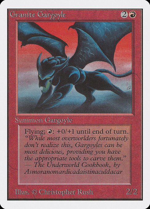 Magic the Gathering Card - Granite Gargoyle - MTG Circle