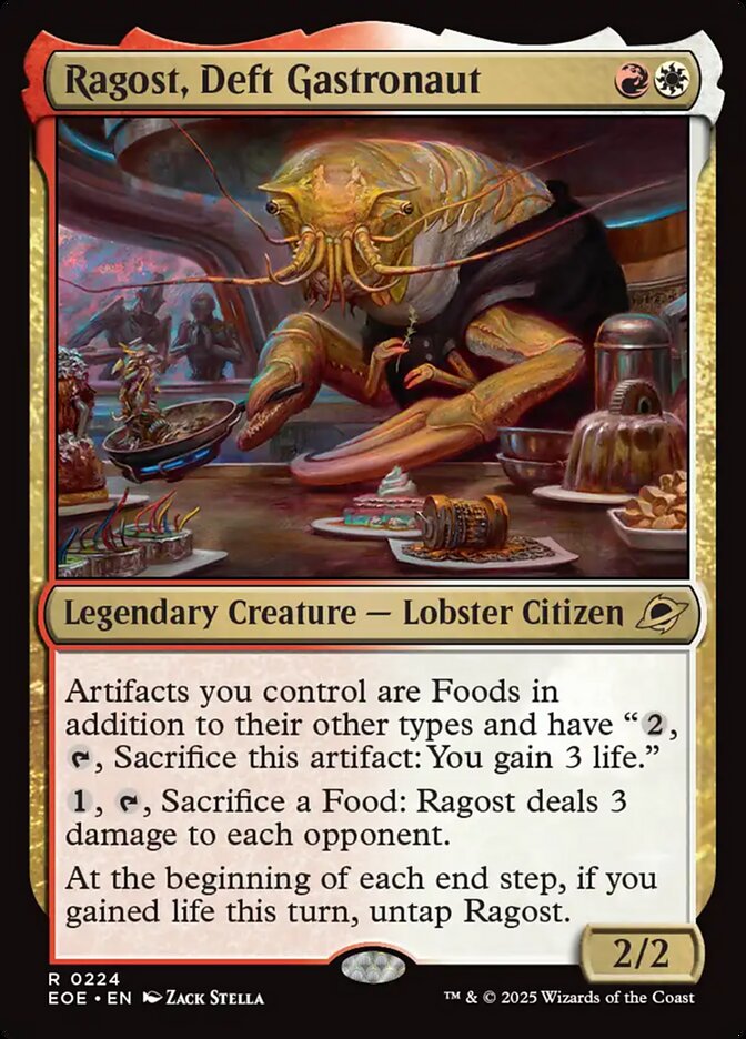 Magic the Gathering Card - Ragost, Deft Gastronaut - MTG Circle