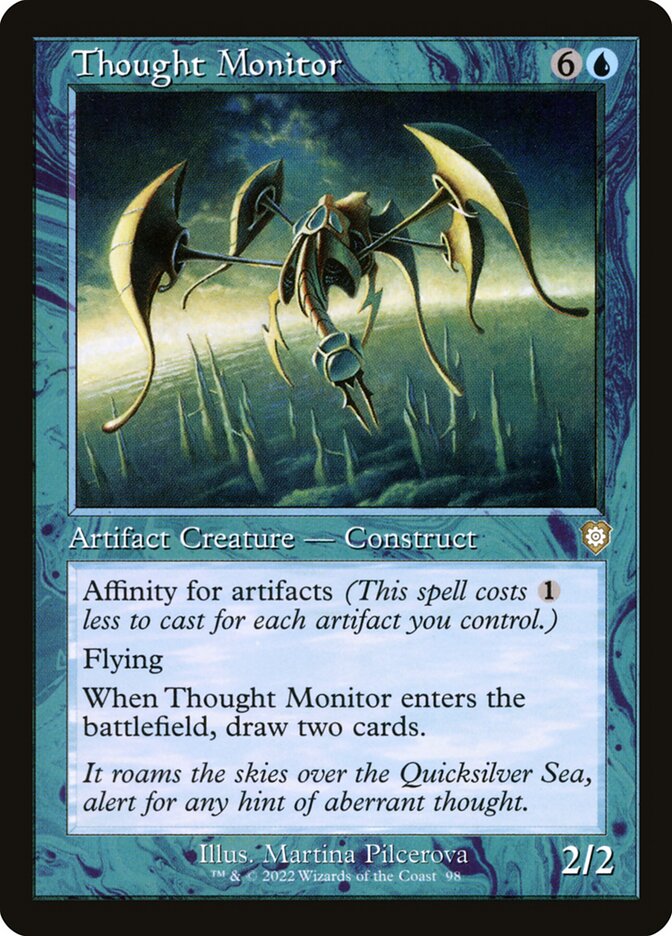 Magic the Gathering Card - Thought Monitor - MTG Circle
