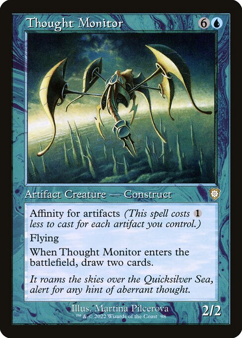 Magic the Gathering Card - Thought Monitor - MTG Circle