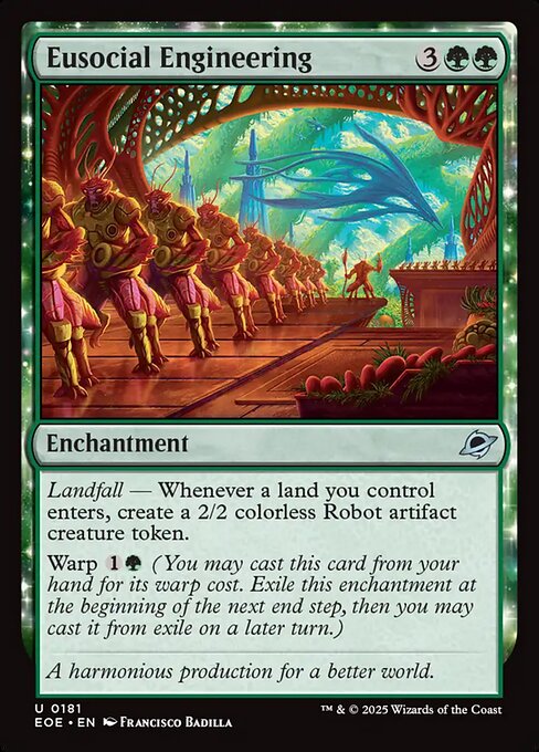 Magic the Gathering Card - Eusocial Engineering - MTG Circle