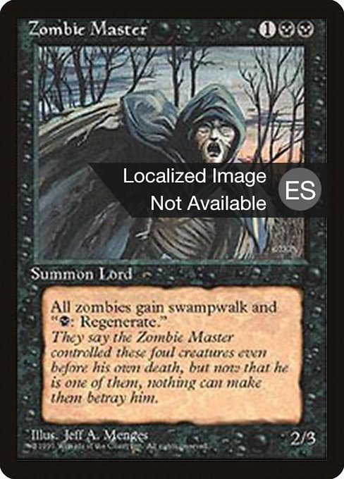 Magic the Gathering Card - Zombie Master - MTG Circle