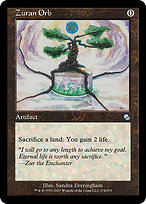 Magic the Gathering Card - Zuran Orb - MTG Circle