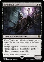 Magic the Gathering Card - Vindictive Lich - MTG Circle