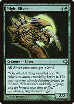 Magic the Gathering Card - Might Sliver - MTG Circle