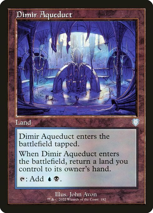 Magic the Gathering Card - Dimir Aqueduct - MTG Circle