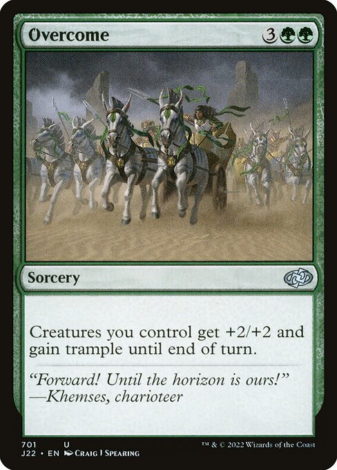 Magic the Gathering Card - Overcome - MTG Circle