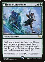 Magic the Gathering Card - Basic Conjuration - MTG Circle