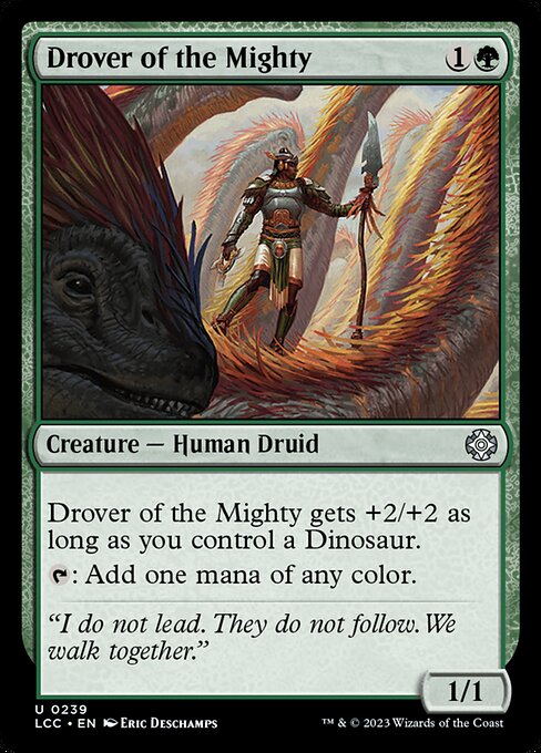 Magic the Gathering Card - Drover of the Mighty - MTG Circle