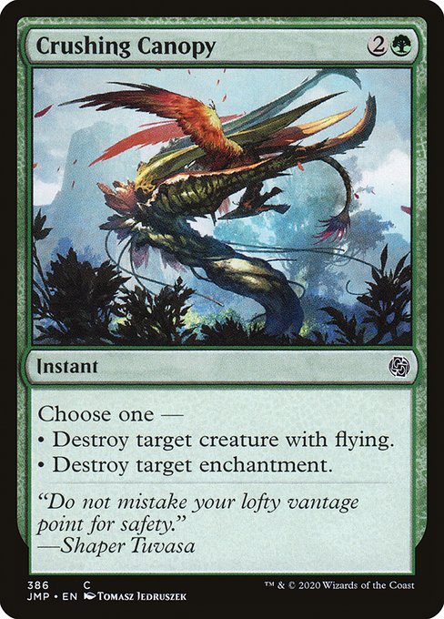 Magic the Gathering Card - Crushing Canopy - MTG Circle