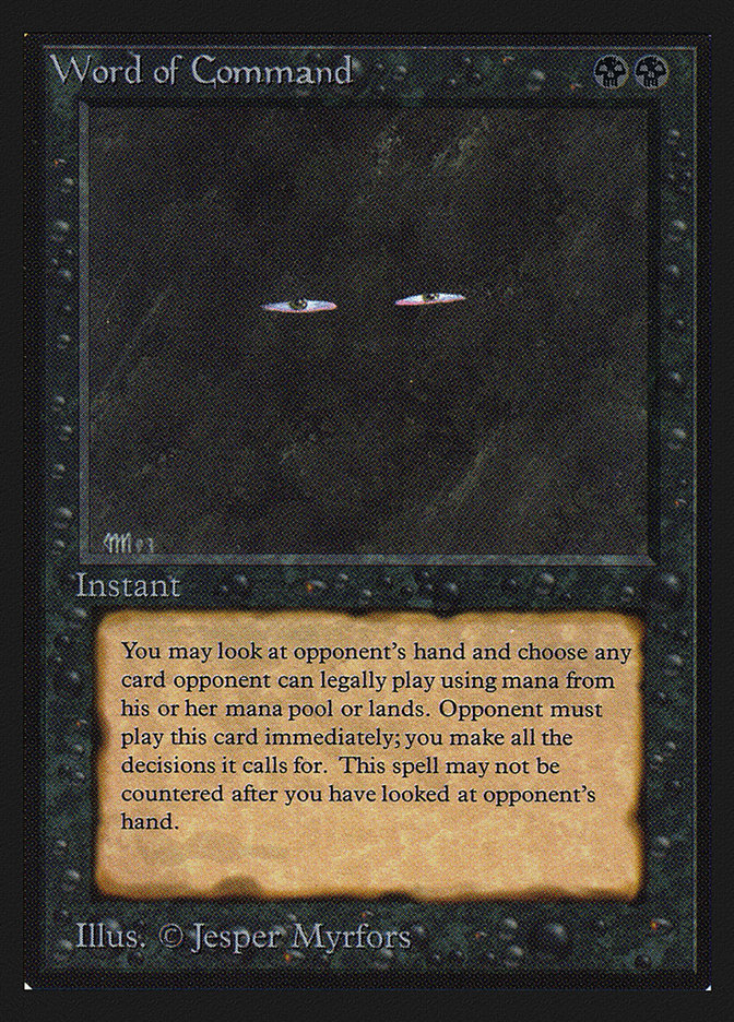 Magic the Gathering Card - Word of Command - MTG Circle