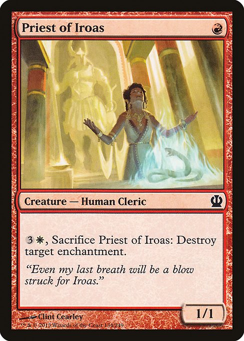 Magic the Gathering Card - Priest of Iroas - MTG Circle