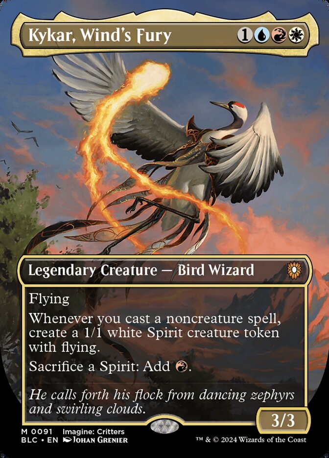 Magic the Gathering Card - Kykar, Wind's Fury - MTG Circle