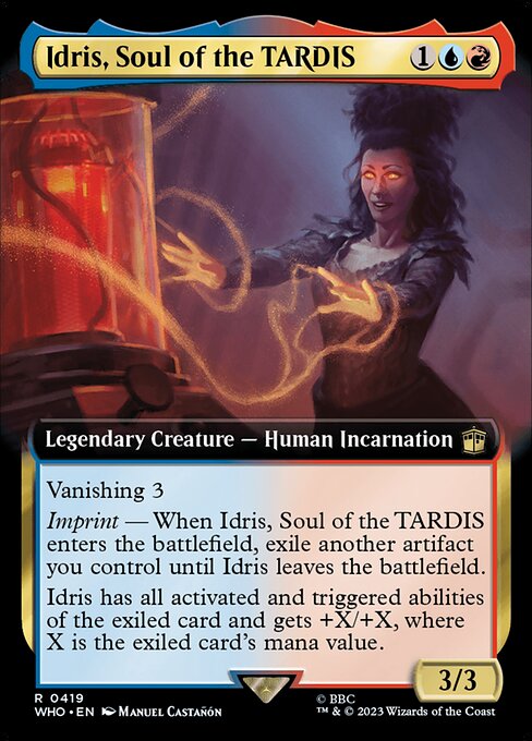 Magic the Gathering Card - Idris, Soul of the TARDIS - MTG Circle