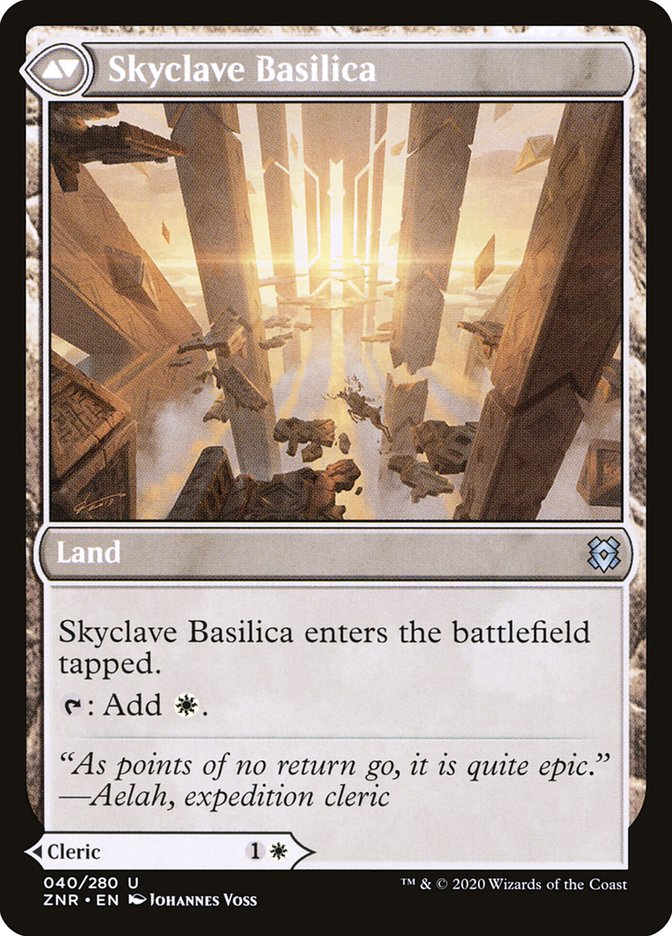 Magic the Gathering Card - Skyclave Basilica - MTG Circle