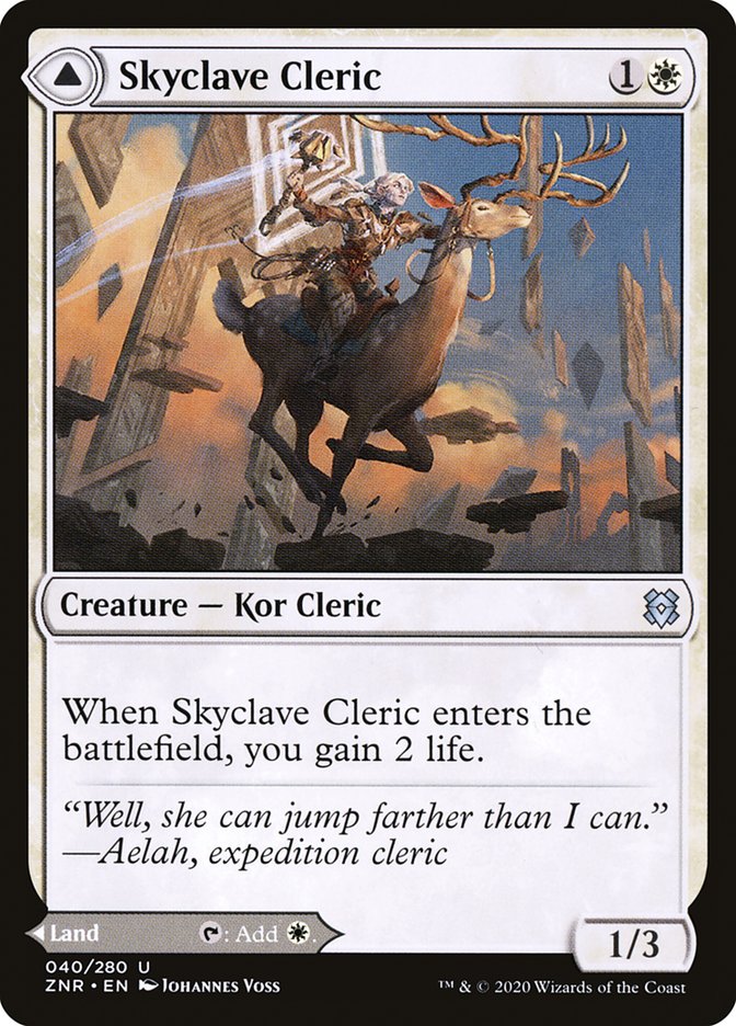 Magic the Gathering Card - Skyclave Cleric - MTG Circle