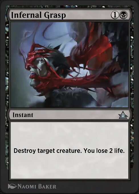 Magic the Gathering Card - Infernal Grasp - MTG Circle