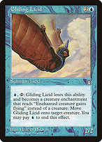 Magic the Gathering Card - Gliding Licid - MTG Circle