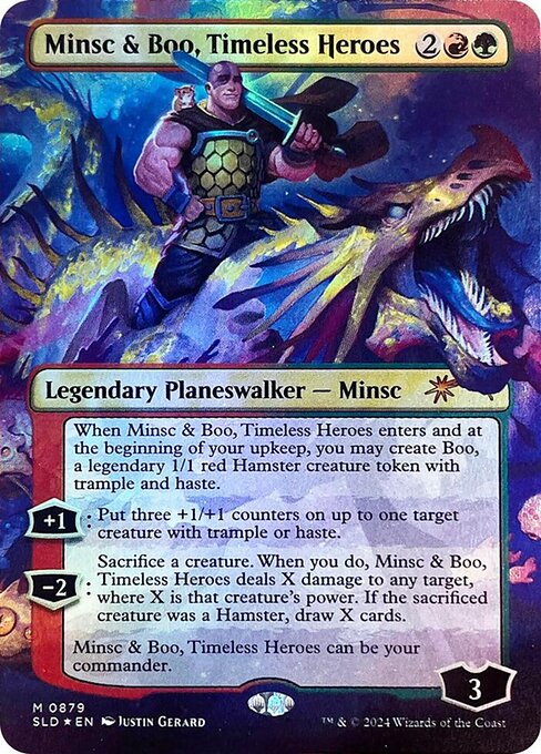 Magic the Gathering Card - Minsc & Boo, Timeless Heroes - MTG Circle