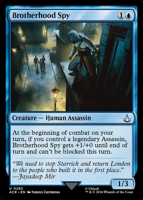Magic the Gathering Card - Brotherhood Spy - MTG Circle