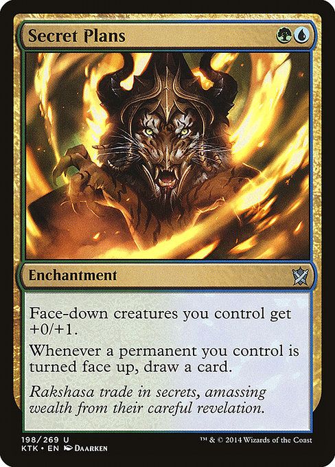 Magic the Gathering Card - Secret Plans - MTG Circle
