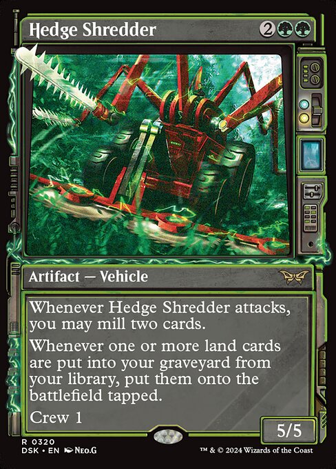 Magic the Gathering Card - Hedge Shredder - MTG Circle