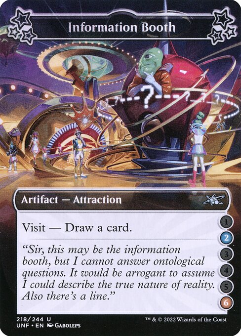 Magic the Gathering Card - Information Booth - MTG Circle