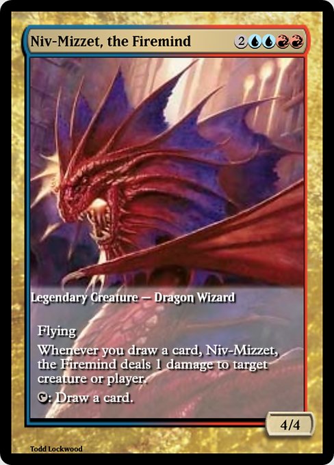Magic the Gathering Card - Niv-Mizzet, the Firemind - MTG Circle