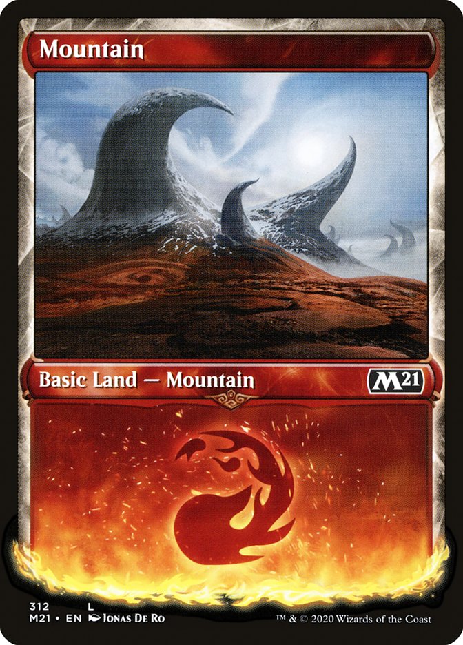 Magic the Gathering Card - Mountain - MTG Circle