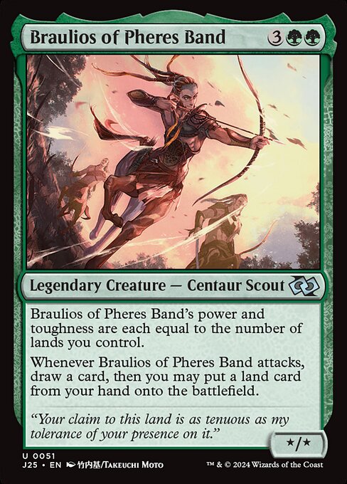 Magic the Gathering Card - Braulios of Pheres Band - MTG Circle