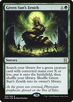 Magic the Gathering Card - Green Sun's Zenith - MTG Circle