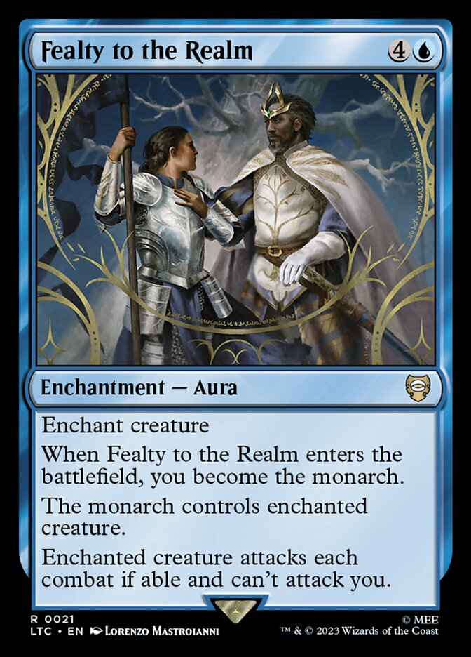 Magic the Gathering Card - Fealty to the Realm - MTG Circle