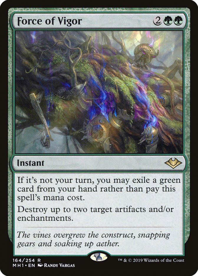 Magic the Gathering Card - Force of Vigor - MTG Circle