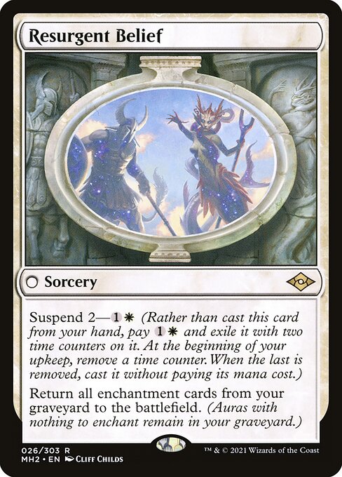 Magic the Gathering Card - Resurgent Belief - MTG Circle