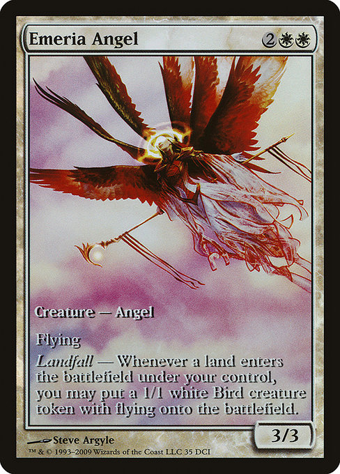 Magic the Gathering Card - Emeria Angel - MTG Circle