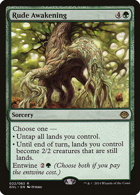 Magic the Gathering Card - Rude Awakening - MTG Circle