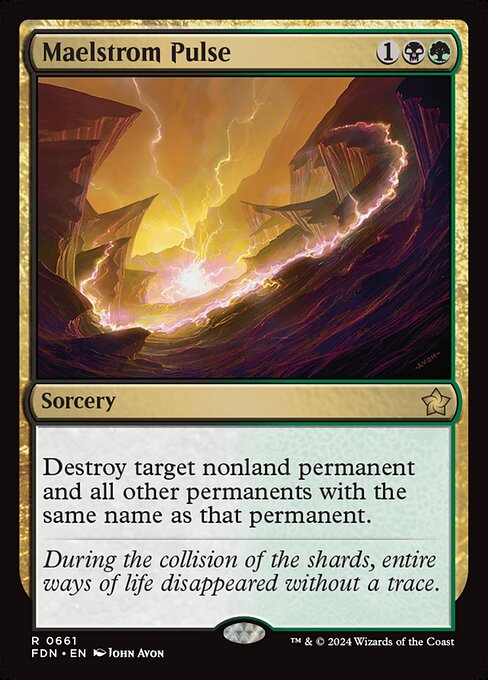 Magic the Gathering Card - Maelstrom Pulse - MTG Circle