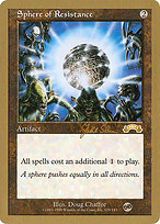 Magic the Gathering Card - Sphere of Resistance - MTG Circle