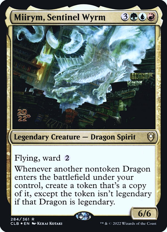Magic the Gathering Card - Miirym, Sentinel Wyrm - MTG Circle