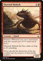 Magic the Gathering Card - Thorned Moloch - MTG Circle