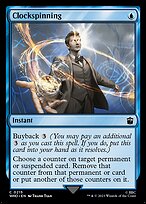 Magic the Gathering Card - Clockspinning - MTG Circle